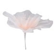 thumbnail image 4 of Flor de gasa de 19,7 pulgadas de diámetro, colores suaves y brillantes, flor de organza hecha a mano, reutilizable, ligera, para fotografía de boda, familia, rosa, 4 of 5