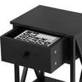 thumbnail image 3 of VECELO 3-piece Bedroom Set, Metal & Wood Platform Bed with Set of 2 Nightstand, Queen Size, 3 of 9