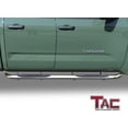 thumbnail image 3 of TAC Side Steps Fit 2022-2024 Toyota Tundra Double Cab Pickup Truck 3" Tube Side Nerf Bars Running Boards Rock Slider Off Road Exterior Accessories 2pcs, 3 of 6