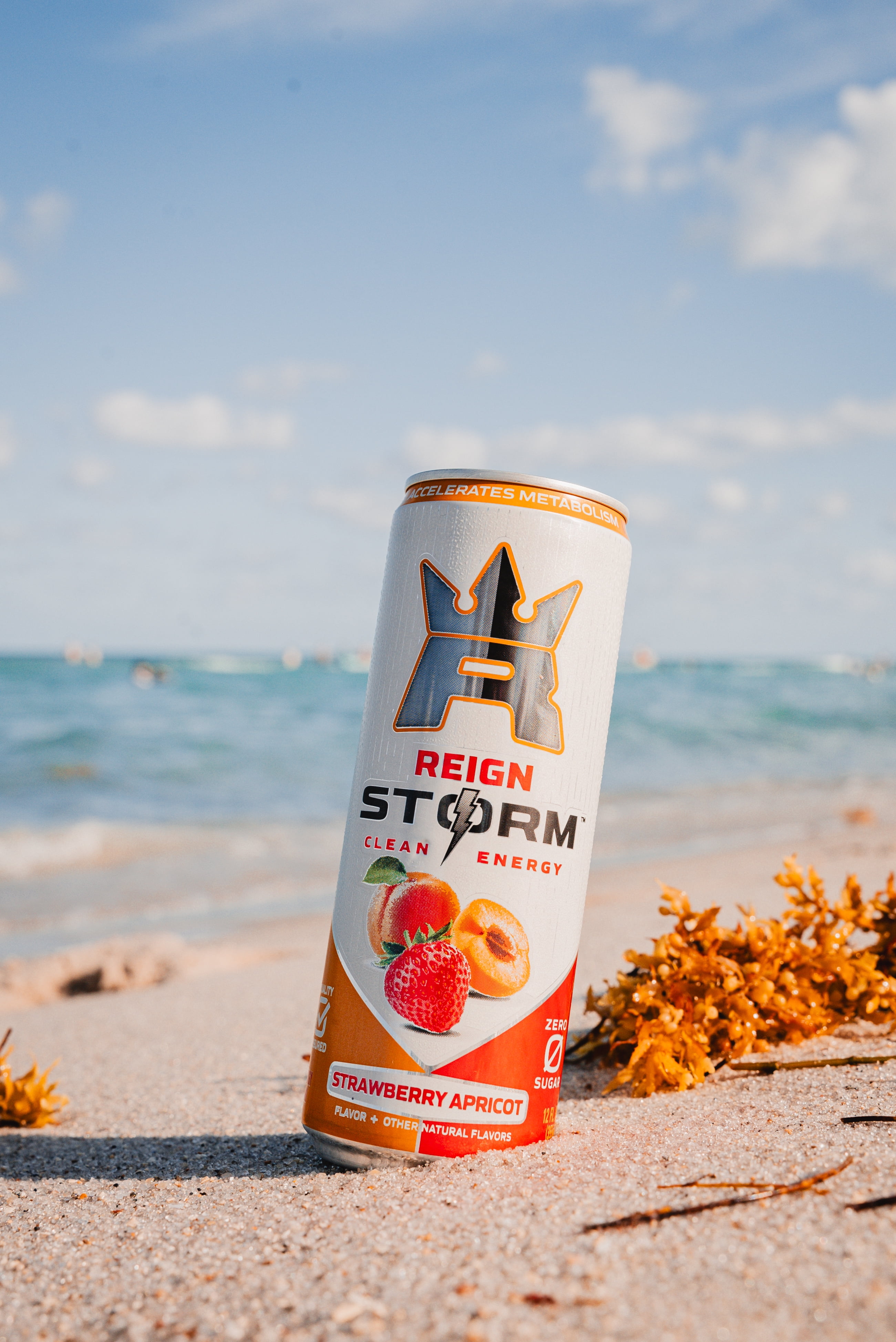 Reign Storm, Strawberry Apricot, Clean Energy Drink, 12 fl oz