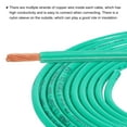 thumbnail image 5 of Uxcell 25 Feet 12 AWG Gauge THHN Stranded Green Copper Building Wire 600V Electrical Wire Copper Cable for  LED, 5 of 6