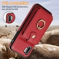 thumbnail image 7 of REQO Phone Case for Samsung Galaxy Note 10 Plus Note10+ 5G Wallet Cell Cover with Screen Protector Crossbody Strap Ring Stand RFID Credit Card Holder Note10 + Notes 10+ Ten Not S10 10Plus Women Red, 7 of 7