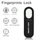 thumbnail image 5 of Candado con Huella Dactilar M01, Antirrobo, Cerradura de Puerta Inteligente, Sin Llave, Recargable por USB, Seguridad para el Hogar, Casillero de Bicicletas, Color Negro, 5 of 5
