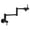 Matte Black, variant on Pfister Lita 2-Handle Pot Filler Faucet Stainless Steel