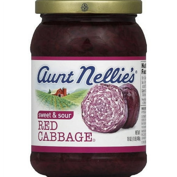 Aunt Nellie's Sweet & Sour Red Cabbage,