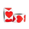 thumbnail image 2 of Etiquetas adhesivas de corazón mayimx 500 Uds 2,5 cm Rojo, 2 of 9