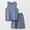 Blue2, variant on RKSTN Plus Size Pajamas Mens Cotton 2 Piece Pajamas Set Sleeveless Tank Tops and Vertical Stripes Pajama Shorts Set Summer Comfy Sleepwear Sets
