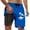 Z154-Blue, variant on CHENge Swim Trunks Men Retro Athletic Palm Tree Print Quick-Dry Surf Board Shorts with Built-In Briefs Anti-Chafe Swimwear Bathing Suits