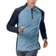 thumbnail image 2 of pstuiky manga larga de hombre, Camiseta deportiva y de fitness para hombre, de manga larga, con cuello redondo y cremallera, de color liso salir tops xxxxl, 2 of 8