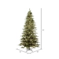 thumbnail image 3 of Vickerman 6.5' x 42" Kamas Fraser Fir Artificial Christmas Tree with Warm White LED Lights., 3 of 5