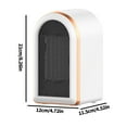 thumbnail image 3 of BallsFHK Portable Electric Space Heater Energy Efficient For Indoor Use Room Bedroom,Advanced Ceramic Low Energy, Desk Personal Heater, Overheat/Dumping, 3 of 3