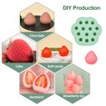 thumbnail image 5 of Máquina para hacer hockey sobre hielo con forma de fresa y tapa, apta para whisky, cócteles y bebidas caseras, mantiene las bebidas frías., 5 of 5