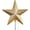 Color:Gold, variant on Starry Nights Tree Topper– 5 Point Resin Tree Top Star, Whimsical Holiday Christmas Tree Decorations, Elegant and Dazzling Star for Holiday Home Décor