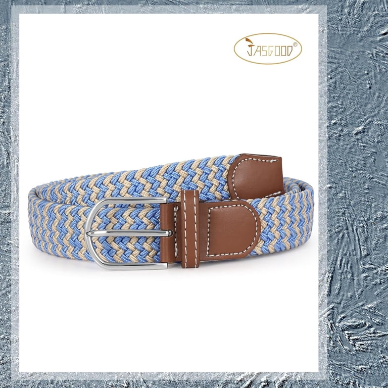 1985 3 Pcs Elastic Stretch Woven Belt With Classical Colors For Jeans 3 pcs Elastic Stretch Woven Belt with Classical Colors for  main image 4