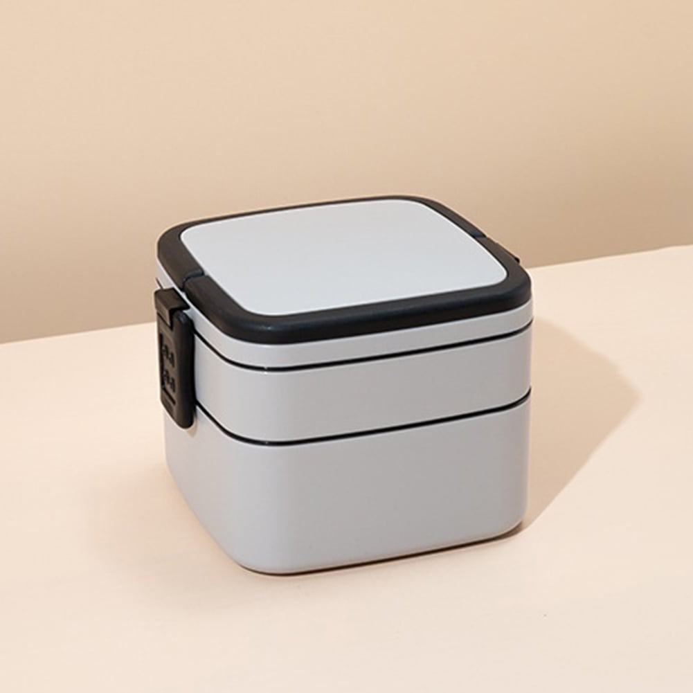 1pc Thermal Insulated Bento Box With Plastic Outer Case And Stainless Steel  Inner Bowl, Comes With Spoon And Chopsticks, Great For Students And Office  Workers