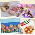 thumbnail image 6 of 50 Pcs Adhesive Felt Circles, 1/2" Round Non-Woven Felt Pads Stickers, Light Purple, 6 of 6
