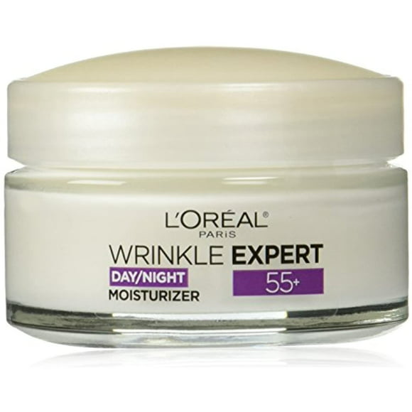Loreal Paris Skincare Wrinkle Expert 55+ Anti-Aging Face Moisturizer With Calcium Non-Greasy Suitable For Sensitive Skin 1.7 Fl; Oz.