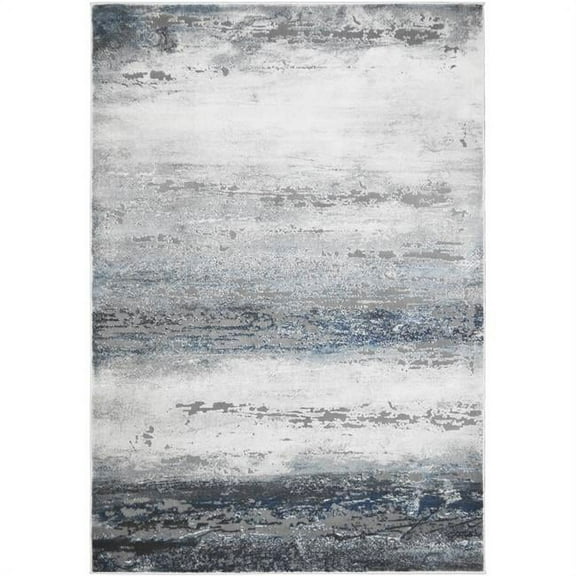 Mayberry Rug EV8676 9X13 9 ft. 3 in. x 12 ft. 6 in. Everest Nova Area Rug, Blue