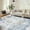 Blue tint, variant on Accreate 2*8ft Washable Area Rug Runner Rug Washable Vintage Hallway Rug Neutral Rug Low Pile Distressed Floor Carpet Retro Accent Rug for Kitchen Bedroom Bathroom Dining Room