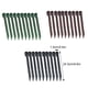 thumbnail image 5 of Billuyoard 50 pack/lote, soporte para plantas, estacas para bordes de paisaje, duraderas, fácil instalación, puntas planas para bordes de Jardín y Patio Café+50uds, 5 of 6