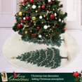 thumbnail image 3 of Yayeee Christmas Tree Skirt 35 inches for Xmas Tree Holiday Party Decoration, Hand Drawn Christmas, 3 of 6