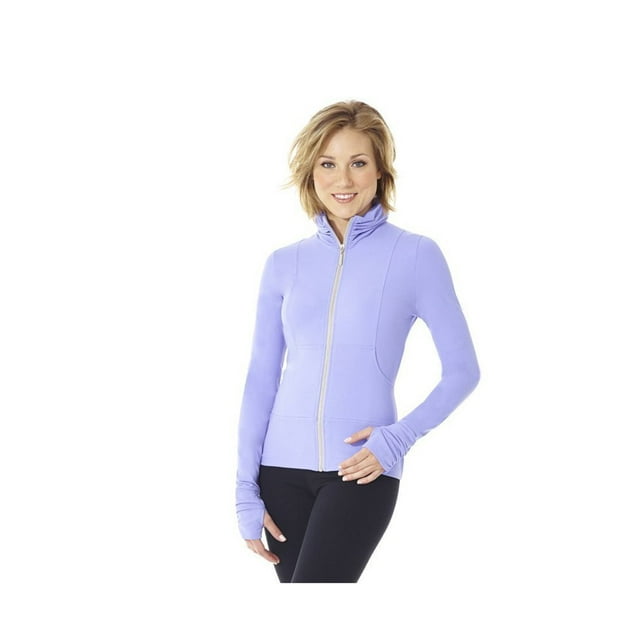 Mondor 34808 Ruched Figure Skating Jacket Periwinkle