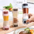 thumbnail image 3 of Zyhtgyee Pot à Épices Visible Grande Capacité Bonne Étanchéité Qualité Alimentaire Réutilisable Quantitatif Sel Assaisonnement Bouteille de Stockage, 3 of 8