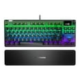 thumbnail image 3 of SteelSeries Apex 7 TKL Compact Mechanical Gaming Keyboard - OLED Smart Display - USB Passthrough and Media Controls - Linear and Quiet - RGB Backlit (Red Switch), 3 of 10