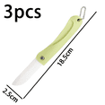 thumbnail image 2 of 3PCS Ceramic Folding Knife Handy Fruit Knife, 2 of 5