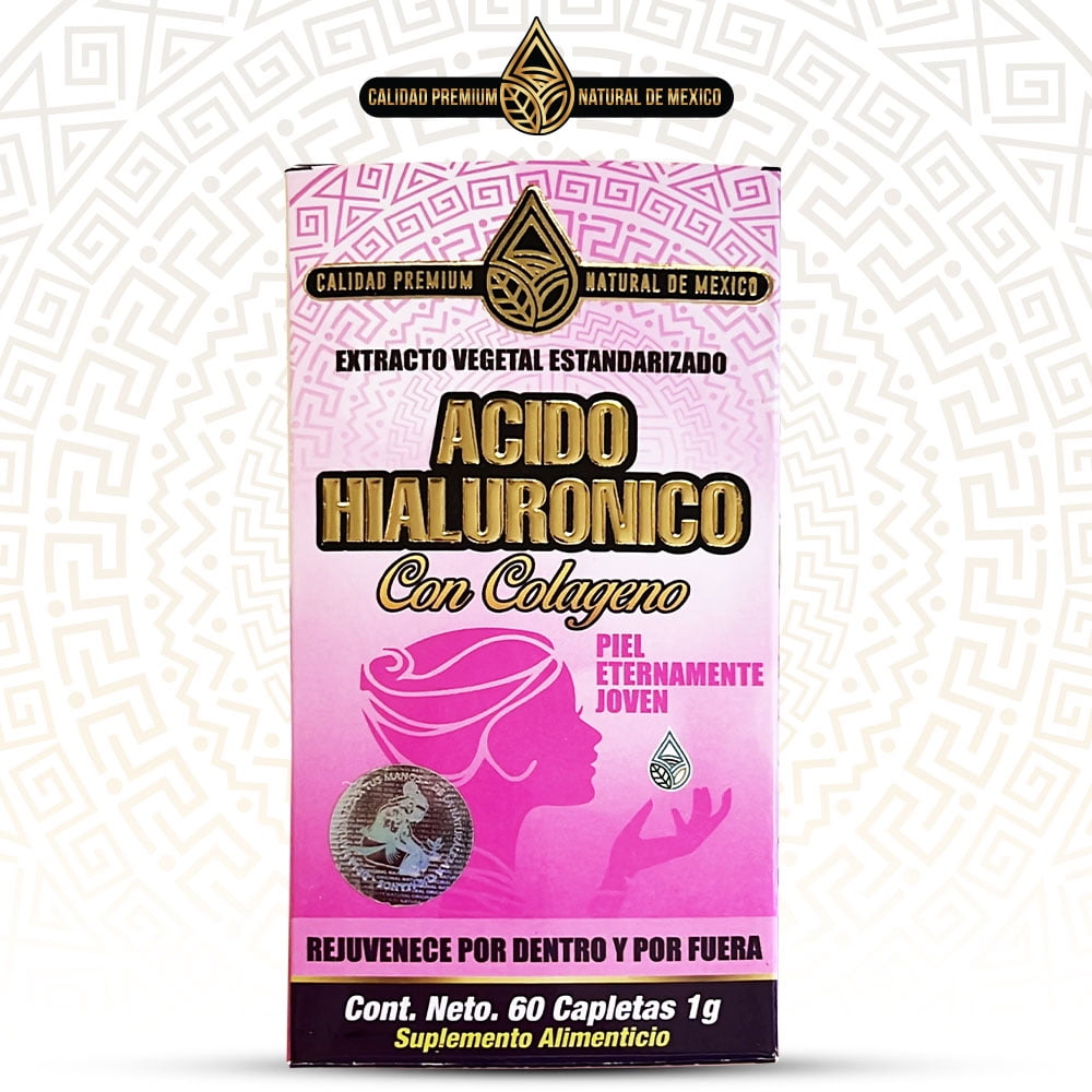 Supplement for Women Hyaluronic Acid with Collagen - Tones & firms, Brighter & Rejuvenated Skin