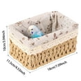 thumbnail image 2 of Small Bird for Parrots and Budgies - Handmade Woven Bird Cage Breeding Accessories for Small Animals, 2 of 8