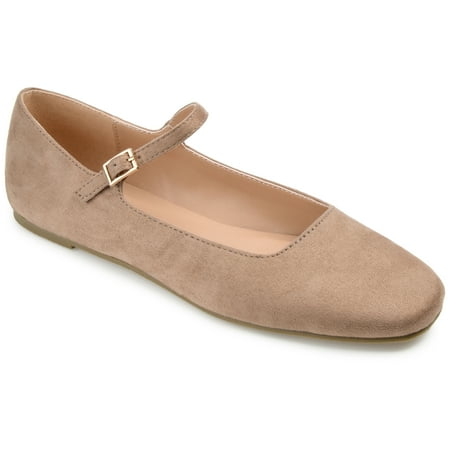 

Journee Collection Women s Carrie Buckle Square Toe Mary Jane Flats