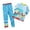 Blue, variant on KKBOTIVE Boys Long Sleeve Sun Swim Shirt and Pants Set Youth Rash Guard for Swimming Surfing ( Blue Size: 4-5 Years )