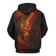 thumbnail image 2 of LAOLIUSN Men's Novel Dragon Hoodie 3D Print Graphic Hoodies Casual Cool Sweatshirt Pullover Size S–4XL, 2 of 7