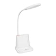 thumbnail image 1 of Injueey Lámpara de escritorio de protección ocular LED Soporte de bolígrafo de banco de energía multifuncional y luz de de soporte de teléfono, Iluminación y accesorios blanco Injueey HA2666-01B, 1 of 6