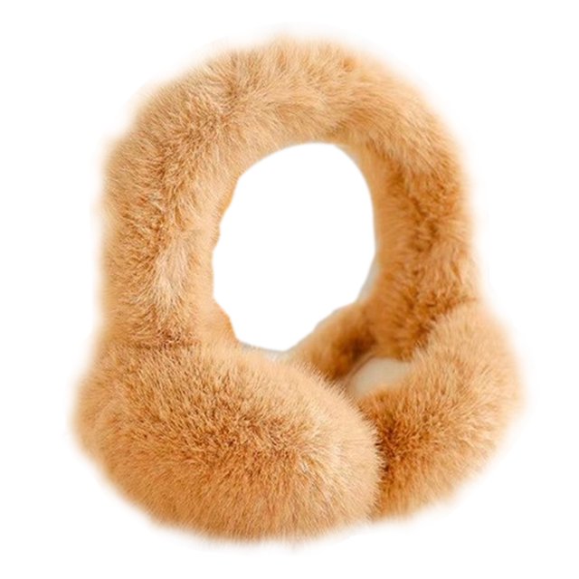 Orejeras esponjosas para el clima, diadema cálida para invierno, lindos calentadores de orejas holgados