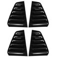 thumbnail image 1 of 2X Car Rear Side Window Louvers, for Golf 7 R 7 7.5 2013-2020 Racing Style Window Blinds Vent Scoop Cover Black, 1 of 7
