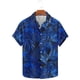 thumbnail image 2 of Camisas Hawaianas de Manga Corta Solapa Impresa Botón Arriba, Casual de Moda para el Ocio Al Aire Libre Y Vacaciones, 2 of 9
