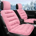 thumbnail image 3 of PHIGZNT Cushioned Car Seat Cover, Warm Short Plush Seat Cushion for Front Rear Pad, Soft Fuzzy Seat Protector for Winter, Auto Interior Women Men Accessories for Vehicles, SUV, Truck, 3 of 4