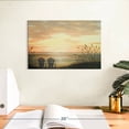 thumbnail image 3 of Elephant Stock Sunset Chairs Wall Art - Horizontal Canvas Wall Art - Living Room Wall Decor - Beach Canvas - Gray And Orange Decor By Bruce Nawrocke - 12" x 8", 3 of 8