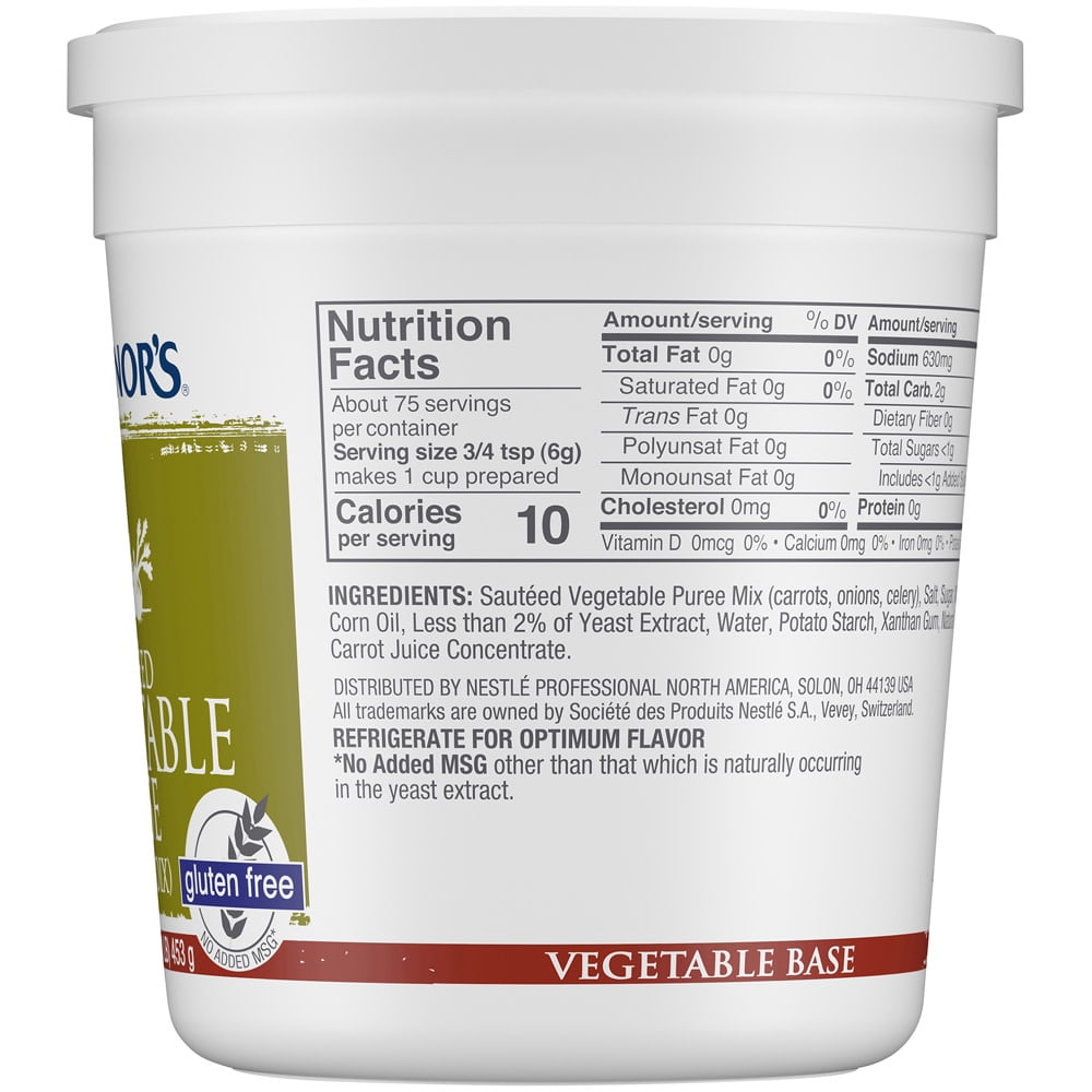 Minor Apos S Sauteed Vegetable Mirepoix Vegetable Base With No Added Msg 1 Lb Walmart Com Minor Apos S Sauteed Vegetable Mirepoix Vegetable Base With No Added Msg 1 Lb Walmart Com