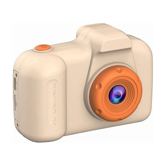 Cámara Digital Mini DSLR de Juguete para Niños con IA, Lentes Duales HD, Reconocimiento de Objetos, Traducción y Chat con IA,A