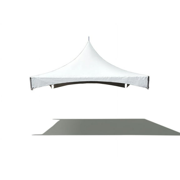 TentandTable High Peak Frame Party Tent Replacement Top Only, White , 10 ft x 10 ft