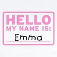 thumbnail image 2 of CafePress - Hello My Name Is: Emma Infant Bodysuit - Baby Light Bodysuit, Size Newborn - 24 Months, 2 of 4