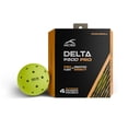 thumbnail image 1 of Delta P500 Pro Pickleball Balls Hole Design, For Durability & Consistent Performance Tournament Ball, Neon Yellow, Pack Of 4 Balls, 1 of 5