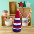 thumbnail image 3 of Table Decor American Flag Independence Day Decorative Cone Shaped Table Tray For Memorial Display Usa Flag Table Decor For Living Room, 3 of 5