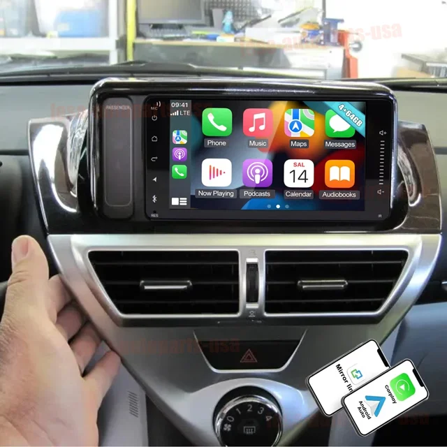 For Scion Iq 2012-2015, Android 13 Car Stereo With Wireless Carplay & Android Auto, 7 Inch Touchscreen Radio, 2Gb+32Gb, Ahd Backup Camera, Wifi Gps Bluetooth