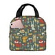 thumbnail image 1 of Disketp Cute Animal Forest for Insulated Lunch Bag for Women and Men, Perfect for Work, Hiking, Picnic, 1 of 8