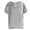 Light Grey, variant on Joernso Summer Men Thin Breathable T-shirt V-neck Short Sleeve Solid Color Casual Basic Tees Casual Bottoms Pullover Tops