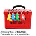 12Lock Lockbox Portable Cluster Lockbox Key Storage Device Lockset Red